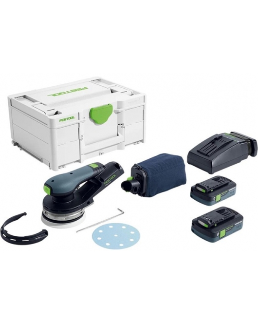 Festool ETSC 2 125 Basic 4.0 I Plus Cordless Orbital Sander Kit