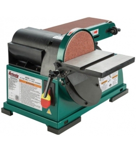 Grizzly Industrial 4 Inch x 36 Inch Belt and 6 Inch Disc Combo Sander
