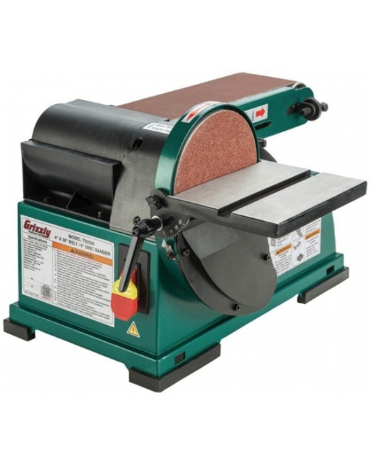 Grizzly Industrial 4x36 Belt 6in Disc Combo Sander T33256 Grizzly Industrial 4x36 Belt 6in Disc Combo Sander T33256