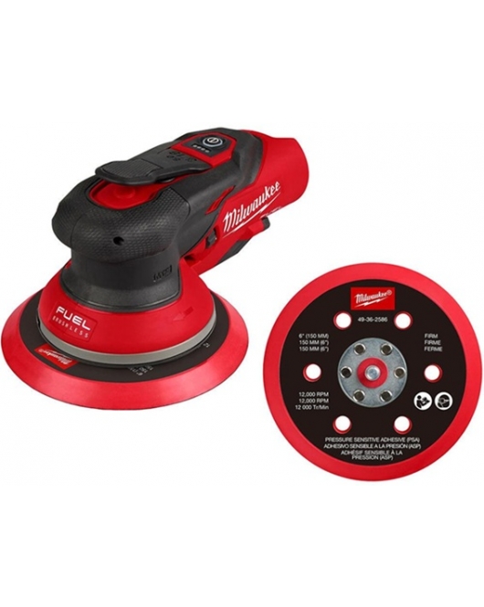 Milwaukee M12 FUEL 6 Inch Random Orbital Sander Bare Tool Milwaukee M12 FUEL 6 Inch Random Orbital Sander Bare Tool
