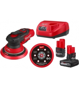 Milwaukee M12 FUEL 6" Random Orbital Sander Kit (3/16")