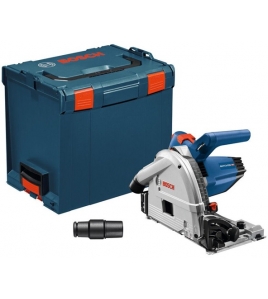Bosch 6 1/2 in Track Saw with Plunge Action &amp; L-Boxx Carrying Case Factory Reconditioned