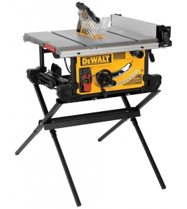DEWALT 10 In. Job Site Table Saw with Scissor Stand
