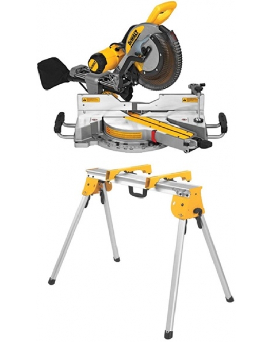 DEWALT 12 Inch Double Bevel Sliding Miter Saw with Stand Kit DEWALT 12 Inch Double Bevel Sliding Miter Saw with Stand Kit