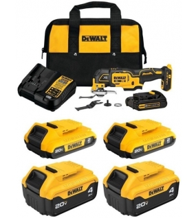 DEWALT 20V MAX Cordless Multi-Tool Kit & Battery Pack Bundle