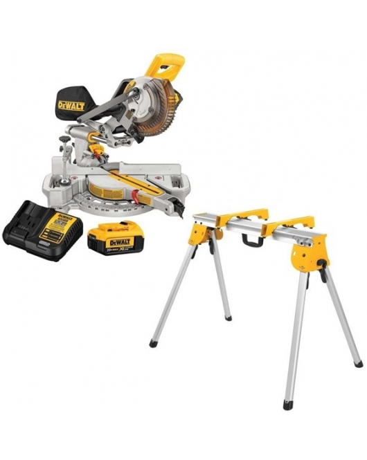DEWALT 20V MAX Sliding Miter Saw Kit and Work Stand Bundle DEWALT 20V MAX Sliding Miter Saw Kit and Work Stand Bundle