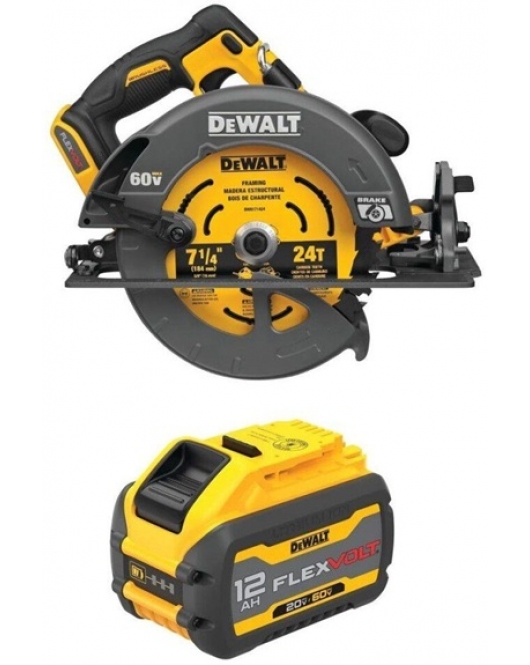 DEWALT 60V MAX 7-1/4in Cordless Saw Battery Kit DEWALT 60V MAX 7-1/4in Cordless Saw Battery Kit