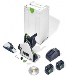 Festool 18V Battery Powered Plunge Cut Cordless Track Saw Kit