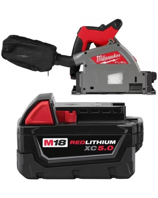 Milwaukee M18 6-1/2in Plunge Track Saw Battery Bundle Milwaukee M18 6-1/2in Plunge Track Saw Battery Bundle