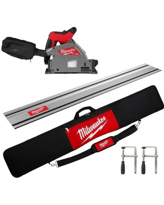 Milwaukee M18 FUEL 6 1/2in Plunge Track Saw Bundle